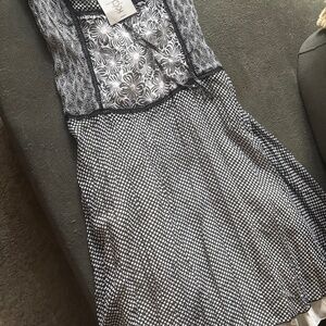 Bandolera checkered dress NWT